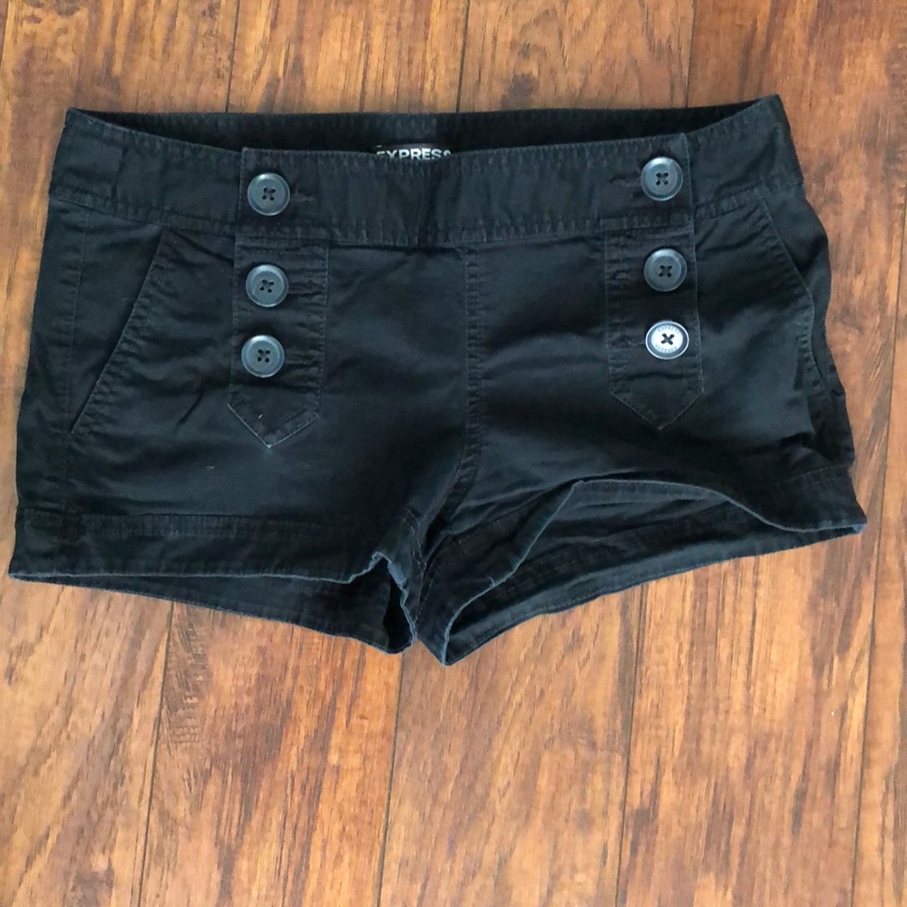 Express black shorts